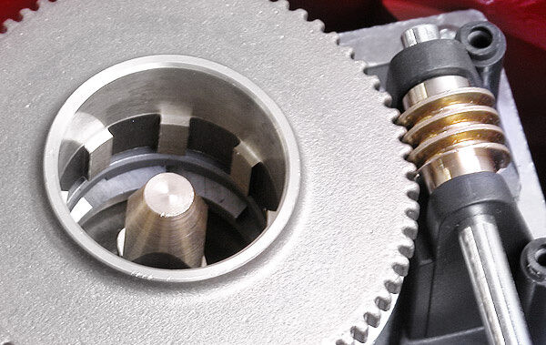 Micrometrische Einstellung der Mühle