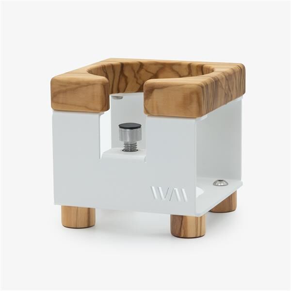 WIEDEMANN Tamperstation Weiss Olive höhenverstellbar