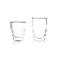 STACK doppelwandiges und isolierendes Glas - Tasse für heiße oder kalte Getränke