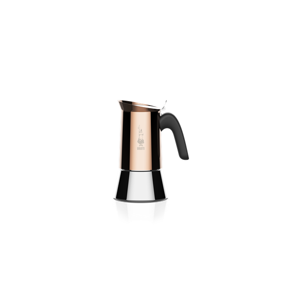 Bialetti NEW Venus 2 Tassen Espressokocher Edelstahl Kupfer