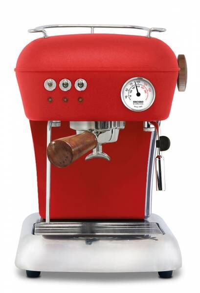 Ascaso Dream Zero mit Holzapplikationen Rot matt