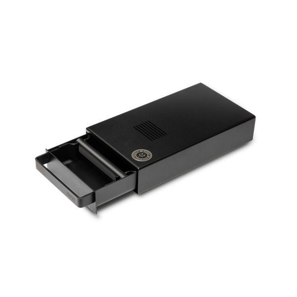 Eureka Mignon Abschlag-Sudschublade Schwarz L 26,5 x B 13,5 x H 5,8 cm