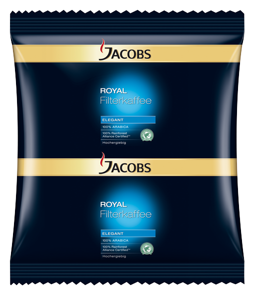 Jacobs Royal Elegant 60g Sachet - 80 Stück für Filtersysteme - 4055234