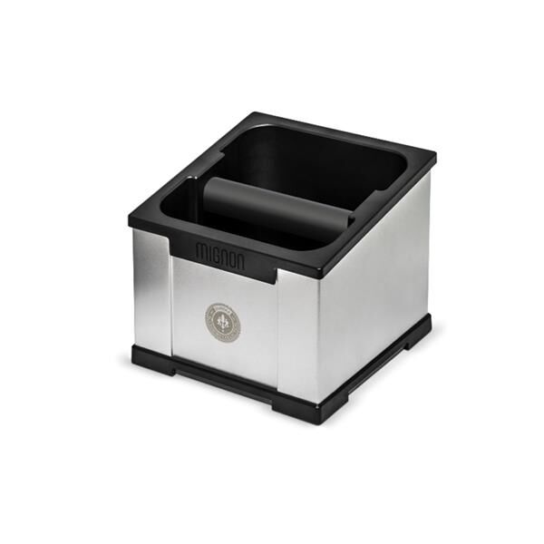 Eureka Mignon Abschlag-Box Alu - B 145 x T 145 x H 130 mm