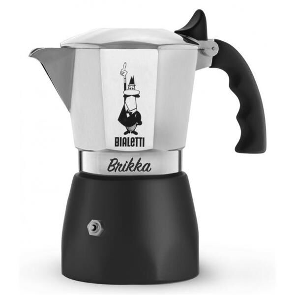 Bialetti Espressokocher New Brikka 2020 mit Cremaventil für 4 Tassen