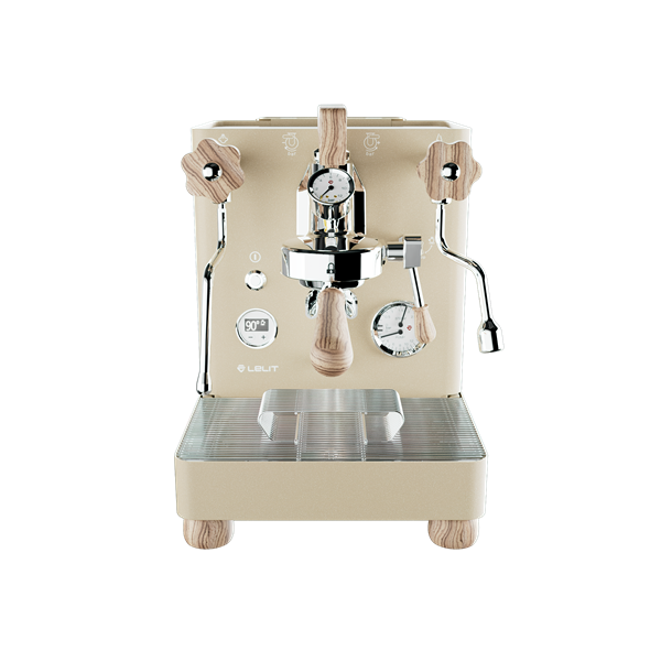 LELIT Bianca Gold Edition mit Holzapplikationen Dualboiler für den Profi-Barista V3