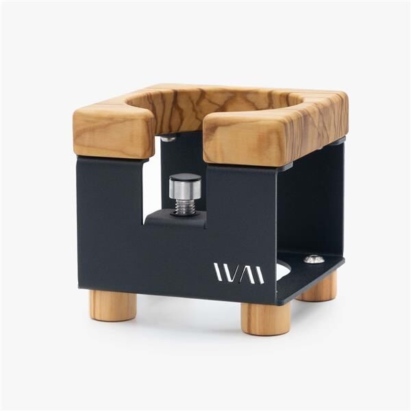 WIEDEMANN Tamperstation Schwarz Olive höhenverstellbar