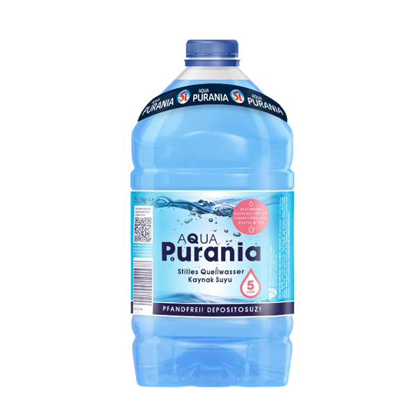 Purania Quellwasser für Kaffeemaschinen 5 Liter