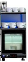 Glaskühlschrank mit Tassenwärmer für Gaggia La Radiosa