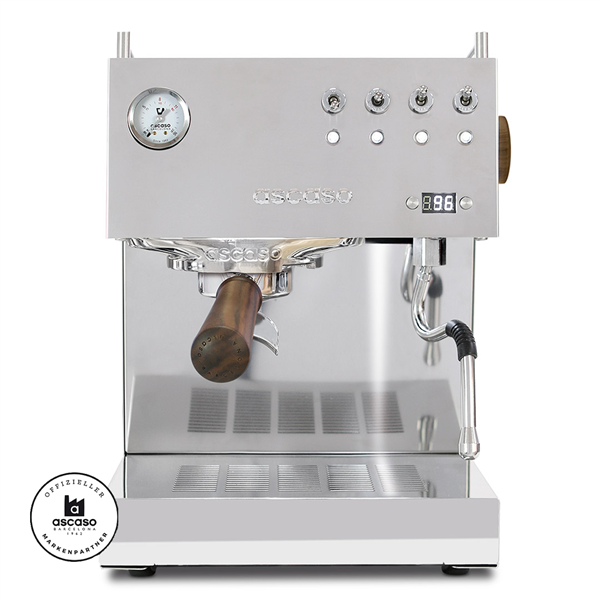 Ascaso Steel UNO PID chrom poliert mit Edelstahlsiebträger