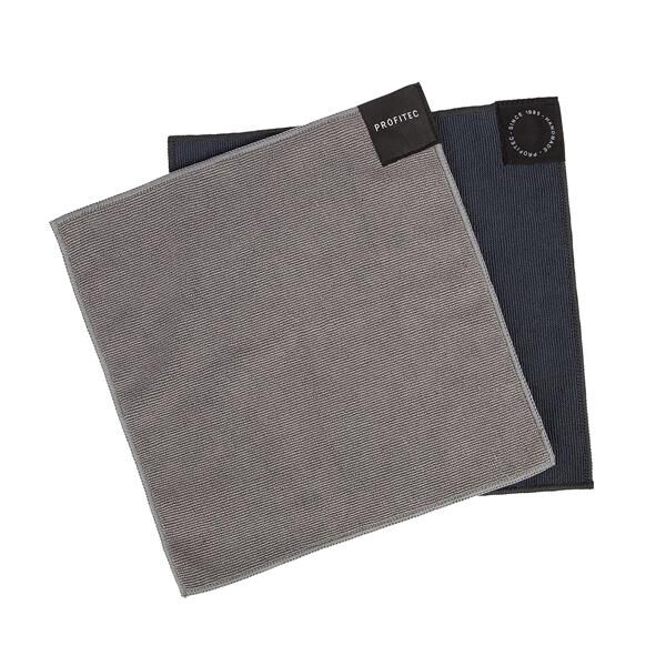 Profitec Reinigungstuch 2-er Set schwarz und grau